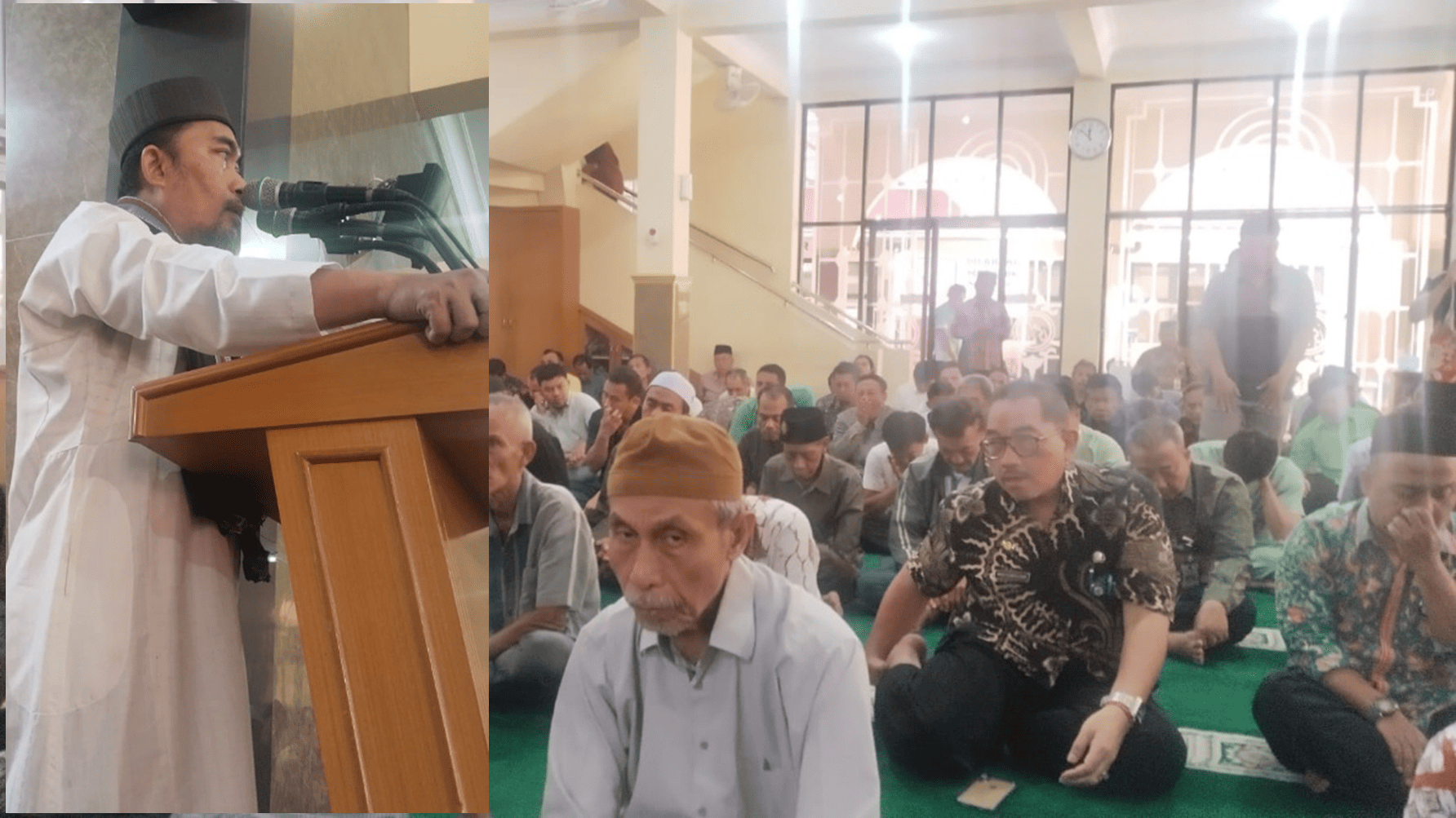 Apa Yang Harus Dilakukan Di Tahun Baru Hijriyah 1448 H?, Begitu Materi Khutbah Jum’at yang disampaikan oleh Khotib Jum'at di Masjid Ibnu Sina RSUD Haji Provinsi Jawa Timur